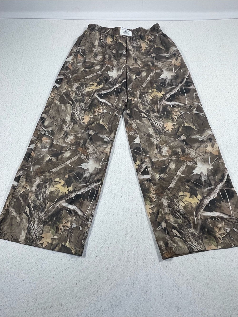 SHEIN EZwear Camouflage Pants L Regular Elastic Waist Polyester Unisex.SKU#0636